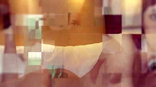 British student with big natural tits gives JOI in costume