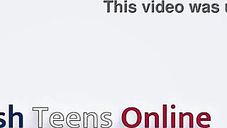 British redhead Victoria Greene teases in lingerie and heels before delivering hot foot fetish JOI.