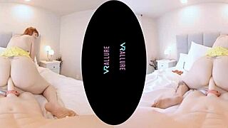 VRAllure Lauren Phillips Rams Dildo into Trimmed Pussy with Big Tits Bounce!