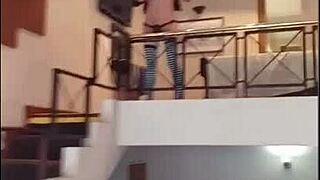 latina brunette big ass babe masturbates with friend before huge cock pounding