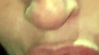 blonde slut begs for cock suck and gets deepthroat treat