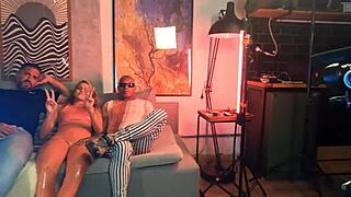 wild backstage bts with latina taking double anal penetration interracial cumshots