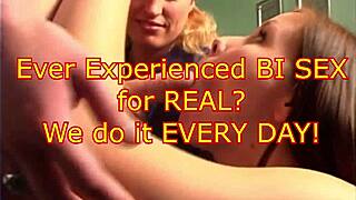 Nurse milfs swap cum after sucking patient's cock in homemade threesome!