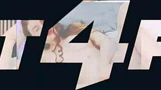 Emilie Lake Inked Sexpot Fingers Clit and Shaved Pussy with Vibrator