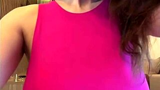 Watch me suck these big milky tits hard