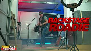 Big Tits Big Ass Rock Chick Takes Anal Backstage at Concert