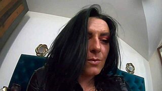 Dirty MILF Masturbates Pussy While Licking Dildo and Talking Filthy