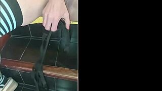 latina brunette big ass babe masturbates with friend before huge cock pounding