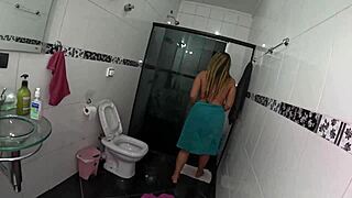 shower party exploded with brazilian big ass babes spreading wet 🔥🍑🚿