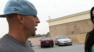 SLUTTY BRUNETTE WHORE FINGERS SHAVED PUSSY THEN FUCKS BIG COCK ANAL FACIAL CUMSHOT HEELS