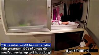 Blair Celeste's Nurse Mouth Blasted by Massive Cum Load