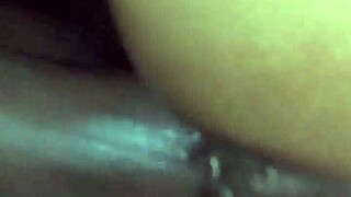 Stockinged Wife Bent Over for Intense Doggystyle Pounding