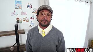 mature couple threesome with young babe pov pounding