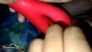 Ebony Teen's Big Black Cock Homemade Ride