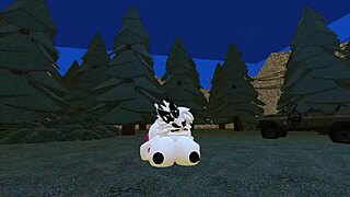 Pregnant and horny fucking my husband wildly on Roblox game night