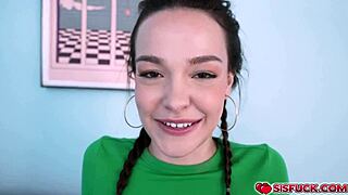 Juan Loco Obsesses Over Rissa May's Massive Natural Tits Up Close