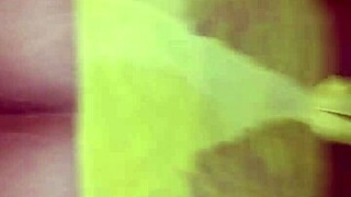 Stockinged Wife Bent Over for Intense Doggystyle Pounding