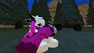 Pregnant and horny fucking my husband wildly on Roblox game night