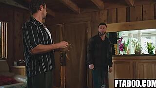 Airbnb Buddies' Steamy Anal Rescue