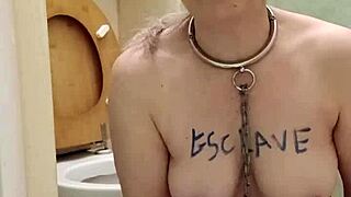 Slave! Lick these filthy toilets spotless right now!