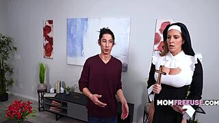 Nun Cougar Annie King Spreads for Freeuse Fantasy