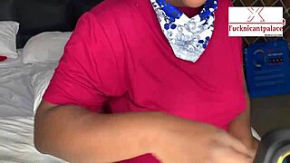 Chubby ebony squirts wildly on bbc rough pounding full hardcore