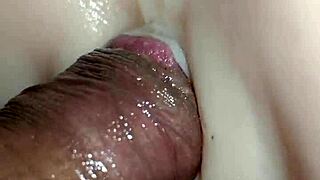 i bend candy over the desk doggystyle slapping her huge ass hard while pounding deep creampie