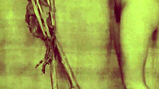 Granny's vintage blowjob and hairy fuck look hot