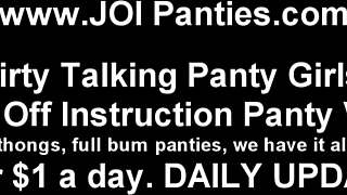 hey check out my new polka dot panties wanna see more?