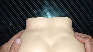 i bend candy over the desk doggystyle slapping her huge ass hard while pounding deep creampie