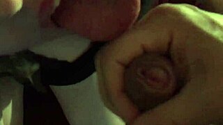 Petite slut chokes on huge cock in hardcore POV blowjob