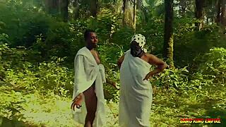 Bbw ex girlfriend GETS NAUGHTY outdoor FUCKED doggystyle in bush till cumshot