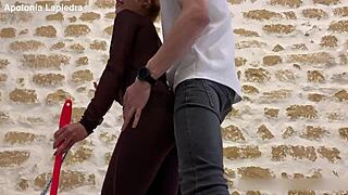 oh fuck me rough with that big cock while i clean tommy, apolonia loves it