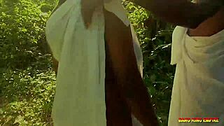 Bbw ex girlfriend GETS NAUGHTY outdoor FUCKED doggystyle in bush till cumshot