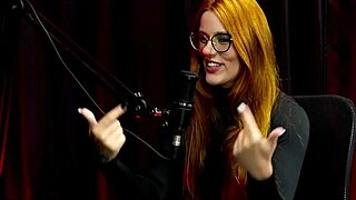 Bella Ruiva Liberal Teases on Sheer Red in Interracial Interview