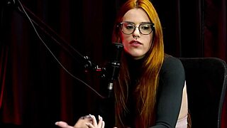 Bella Ruiva Liberal Teases on Sheer Red in Interracial Interview