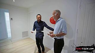 a sneaky couple gets caught riding big cocks in stranger's house taboo style