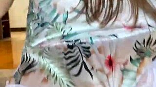 Skinny 18yo teen rides daddy after sloppy morning blowjob