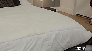 sara jay moans loud fucking huge dildo while squeezing her massive wet tits