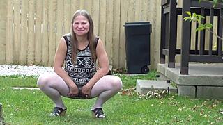 Housewife Rushes Home Drenched and Soaked Through