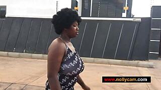 heading to church but this horny guy bends me over for raw pussy pounding