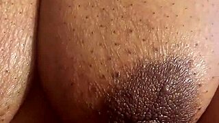 She gets horny in bathroom before stepping into shower