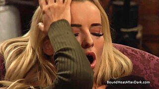 curvy lesbian slaves bound tight finger pussies to massive orgasms