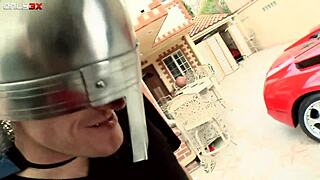 uh bosomy veronica rayne takes two cocks outdoors rough and squirting