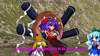 suika and cirno explore futanari choices in this steamy touhou parody adventure