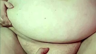 jhonny bravo rams vibrator deep into chubby mature's fat pussy with jizz