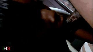 Sensual Ebony In Lingerie Rides Big Black Cock Doggystyle