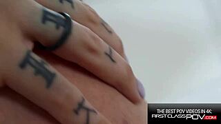 STUNNING ROCKY EMERSON Gets Her Mouth Fucked Hard!