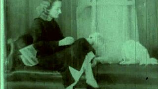 Vintage hairy pussy exposed outdoors stirring deep nostalgic outdoor urges and retro thrills