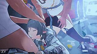 Jane Doe Bends Over For Relentless Gangbang Pounding In Every Hole
